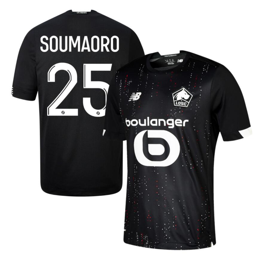 LOSC Lille Away Kit Soccer Jersey SOUMAORO #25 2020/21